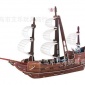 大量批发3D立体拼图大八片自制黑珍珠号海盗船立体拼图 款式多样